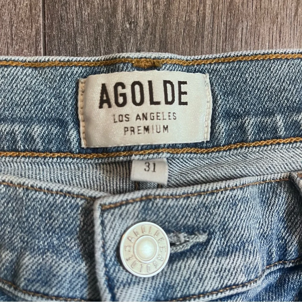 AGOLDE Nico High Rise Slim Jeans In Color Embark Size 31